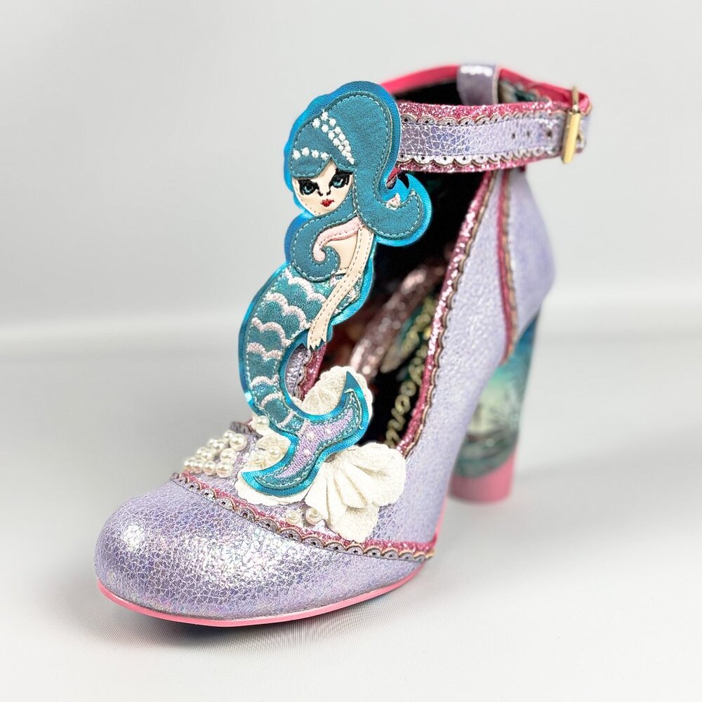 Irregular Choice Barnacle Betty Mermaid Heels – Size 37 / UK 4 – Rare Collector - Picture 5 of 7